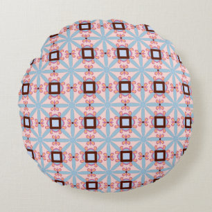 decorative pillow featuring a geometric pattern