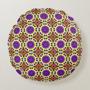 decorative pillow featuring a geometric pattern