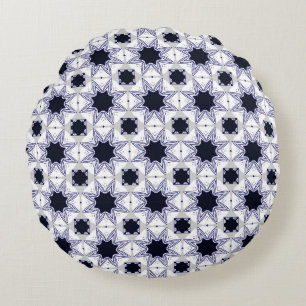 decorative pillow featuring a geometric pattern