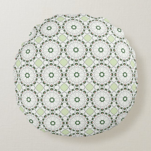 decorative pillow featuring a geometric pattern (Front)