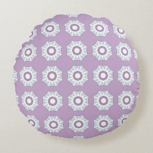 decorative pillow featuring a geometric pattern (Front)