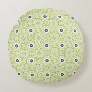 decorative pillow featuring a geometric pattern