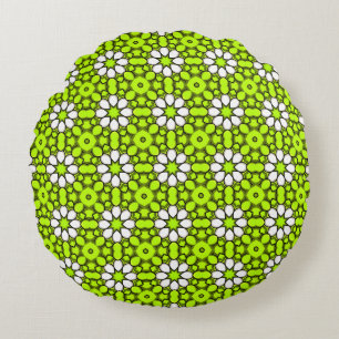 decorative pillow featuring a geometric pattern