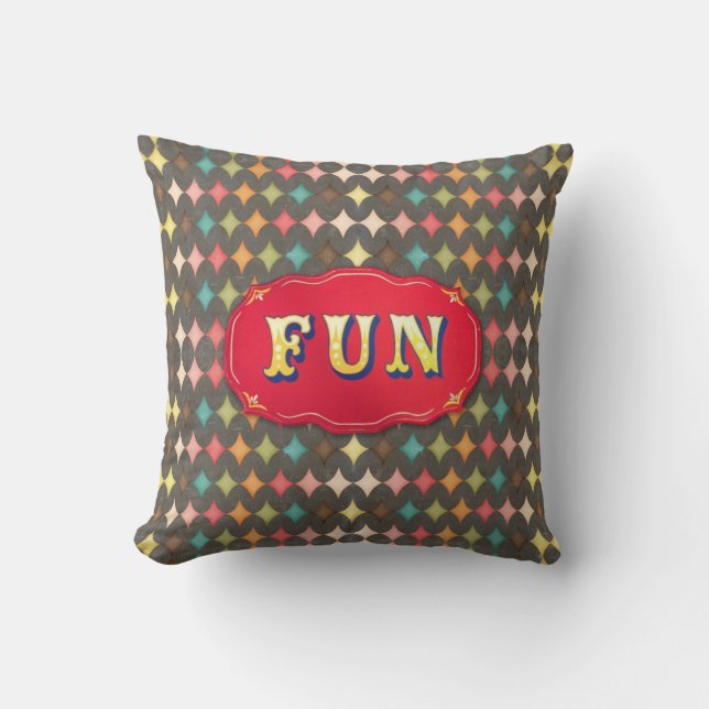 Decorative pillow FUN (Front)