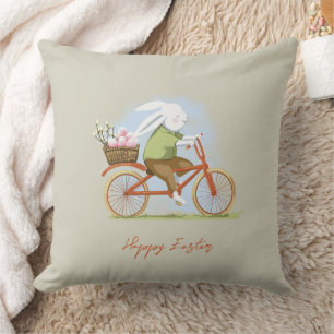 Decorative pillow "Happy Easter" .