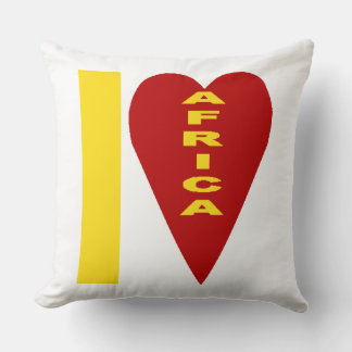 Decorative pillow I LOVE AFRICA