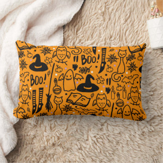 Decorative pillow with a modern minimalist design.