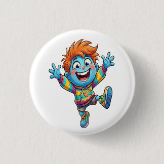 Decorative Pin Happy Blue Boy Joy and Energy P