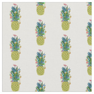 Decorative Pineapples for Christmas, fabric