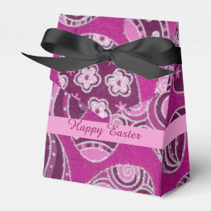 Decorative Pink Easter Eggs Favour Box