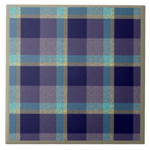 Decorative Plaid Ceramic Tile