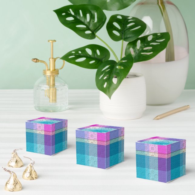  Decorative Plaid Favour Box (Multiple)