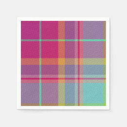 Decorative Plaid Napkin