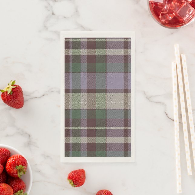  Decorative Plaid  Napkin (Insitu)