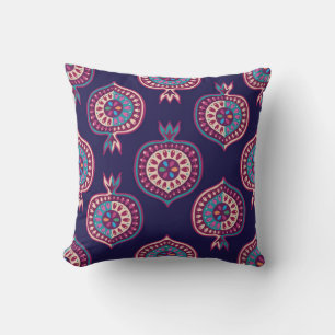 Decorative Pomegranate Pattern  Throw Pillow