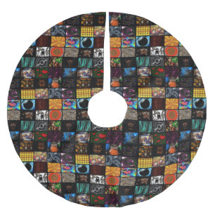 Decorative Pop Arts Pattern  Brushed Polyester Tree Skirt