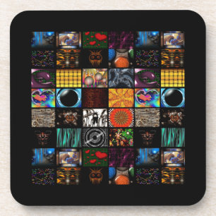 Decorative Pop Arts Pattern Coaster