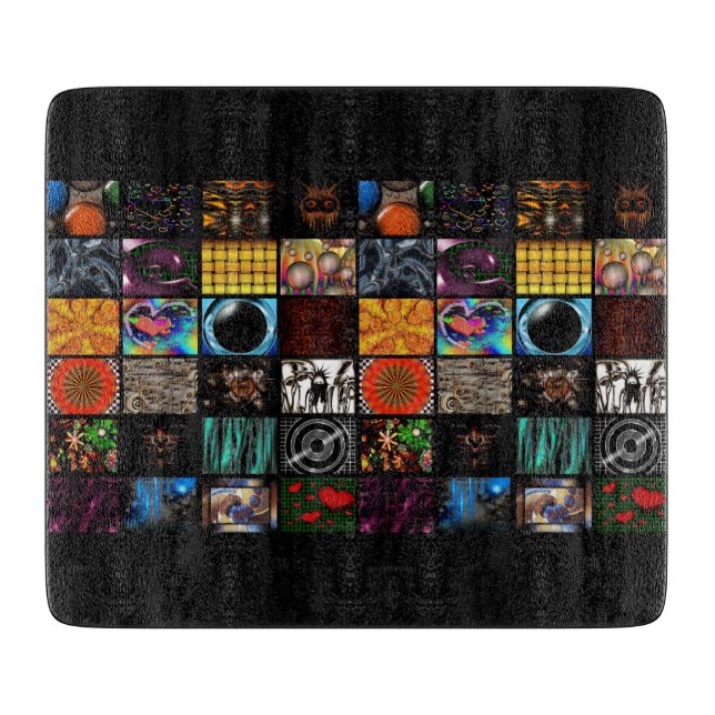 Decorative Pop Arts Pattern  Cutting Board (Front)
