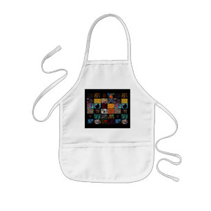Decorative Pop Arts Pattern  Kids Apron