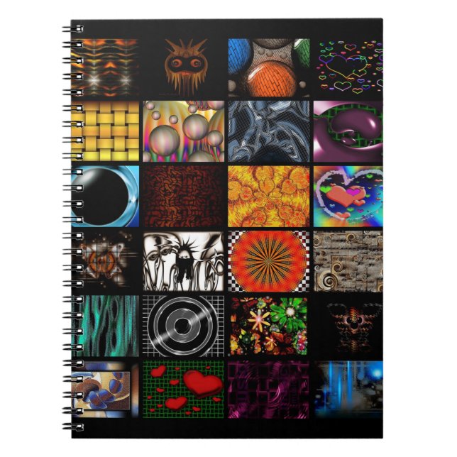 Decorative Pop Arts Pattern  Notebook (Front)