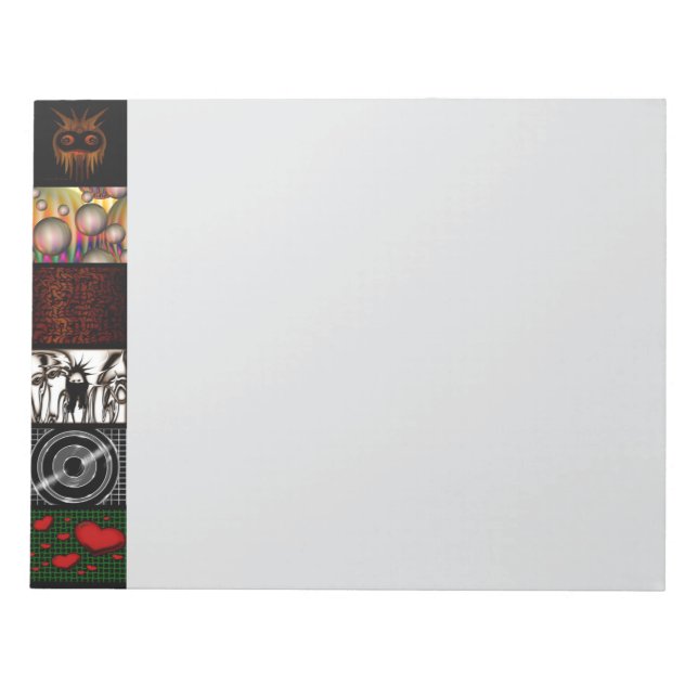 Decorative Pop Arts Pattern  Notepad (Front)