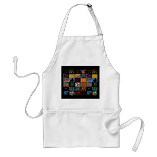 Decorative Pop Arts Pattern Standard Apron