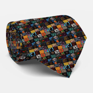 Decorative Pop Arts Pattern Tie