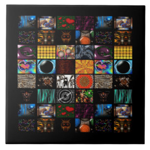 Decorative Pop Arts Pattern Tile