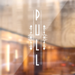 Decorative Pull Door Sign,