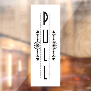 Decorative Pull Door Sign,