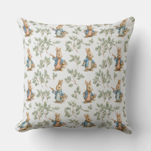 Decorative Rabbit Pattern Throw Pillow