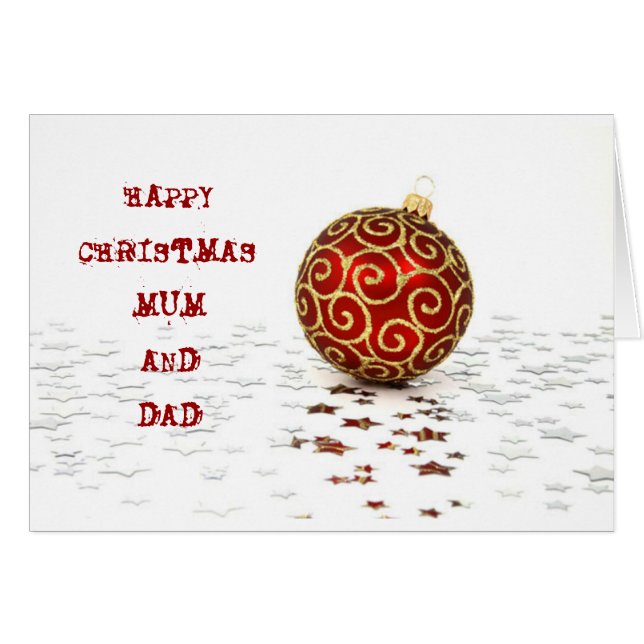 Decorative Red Christmas Balls (Front Horizontal)