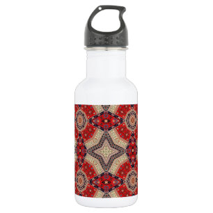 Decorative Red Retro Art 532 Ml Water Bottle