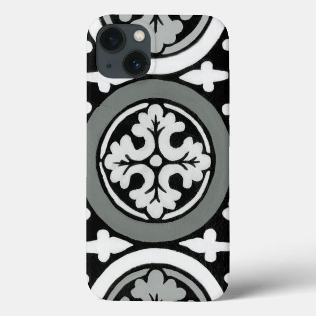Decorative Renaissance Rosette Tile Design Case-Mate iPhone Case (Back)