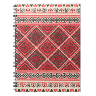 Decorative repeating pattern inspired by tradition notebook