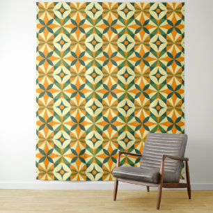 Decorative retro seamless pattern tapestry