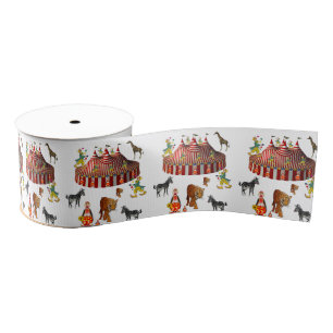 decorative ribbon circus grosgrain ribbon