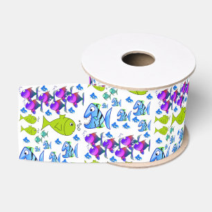 decorative ribbon fish grosgrain ribbon