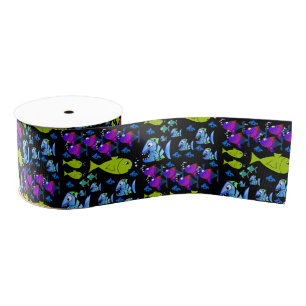 decorative ribbon fish grosgrain ribbon