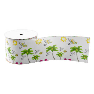 decorative ribbon floral grosgrain ribbon