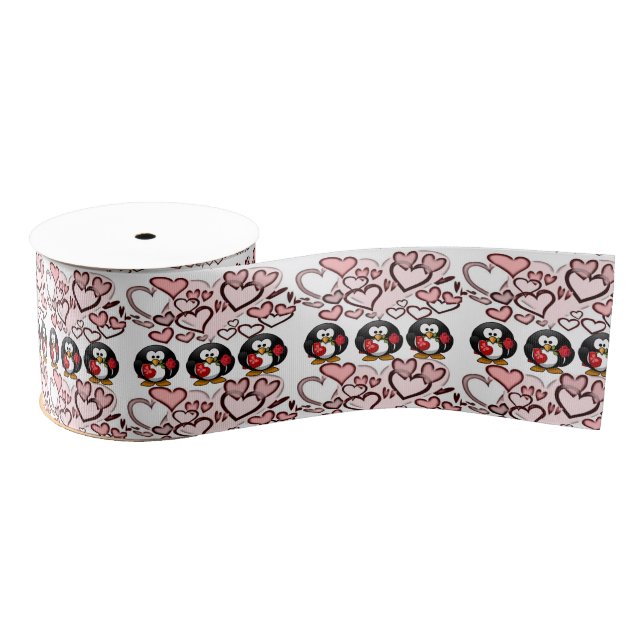 decorative ribbon valentines love grosgrain ribbon (Spool)