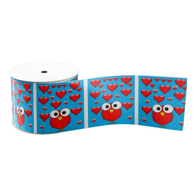 decorative ribbon valentines love grosgrain ribbon (Spool)