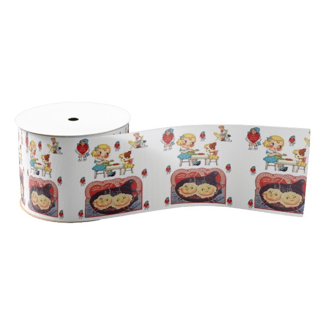 decorative ribbon vintage grosgrain ribbon (Spool)