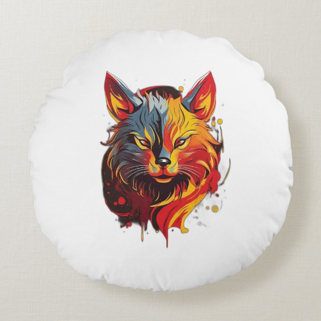 Decorative round cushion (Front)