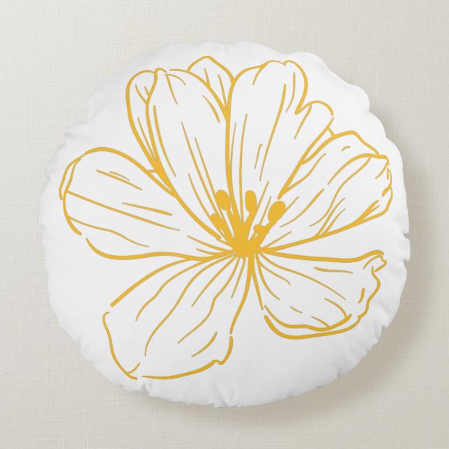 Decorative round cushion (40,6 cm) (Front)