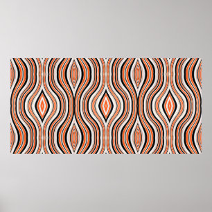 Decorative seamless light grey, black and antique poster