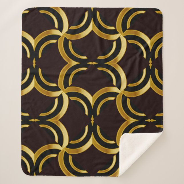 Decorative seamless pattern. Endless pattern. Abst Sherpa Blanket (Front)