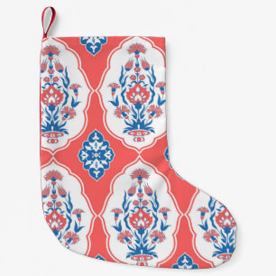 Decorative seamless pattern in traditional orienta small christmas stocking