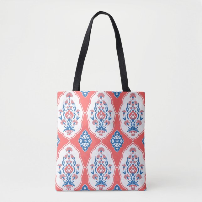 Decorative seamless pattern in traditional orienta tote bag (Front)