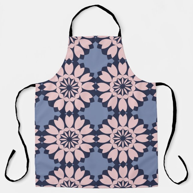 Decorative seamless pattern of different geometric apron (Front)